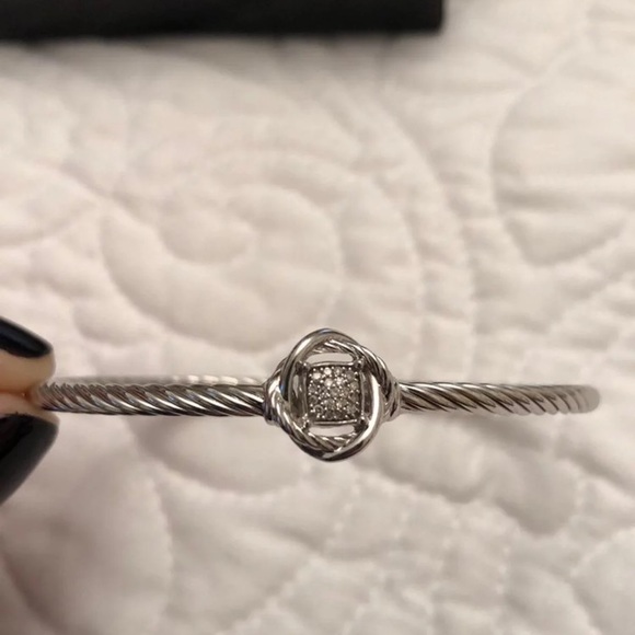 DAVID YURMAN Infinity Bracelet Diamonds NEW - Picture 2 of 8